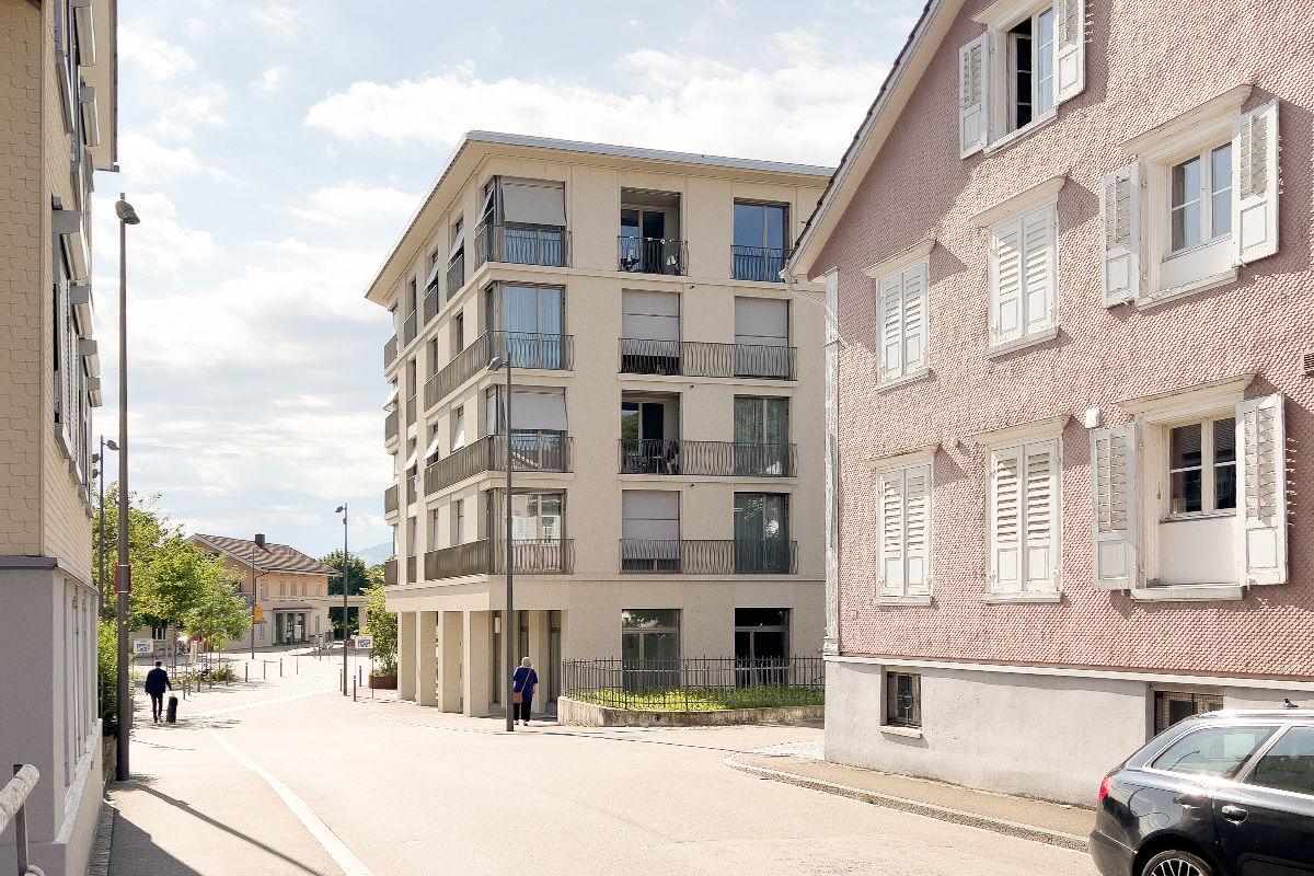 Neues wohnen am Bahnhof in Flawil